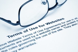 Terms of use for websites
